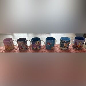 Vintage Disney Character Ceramic Coffee Mugs (6 total)- Assorted (from 1991)